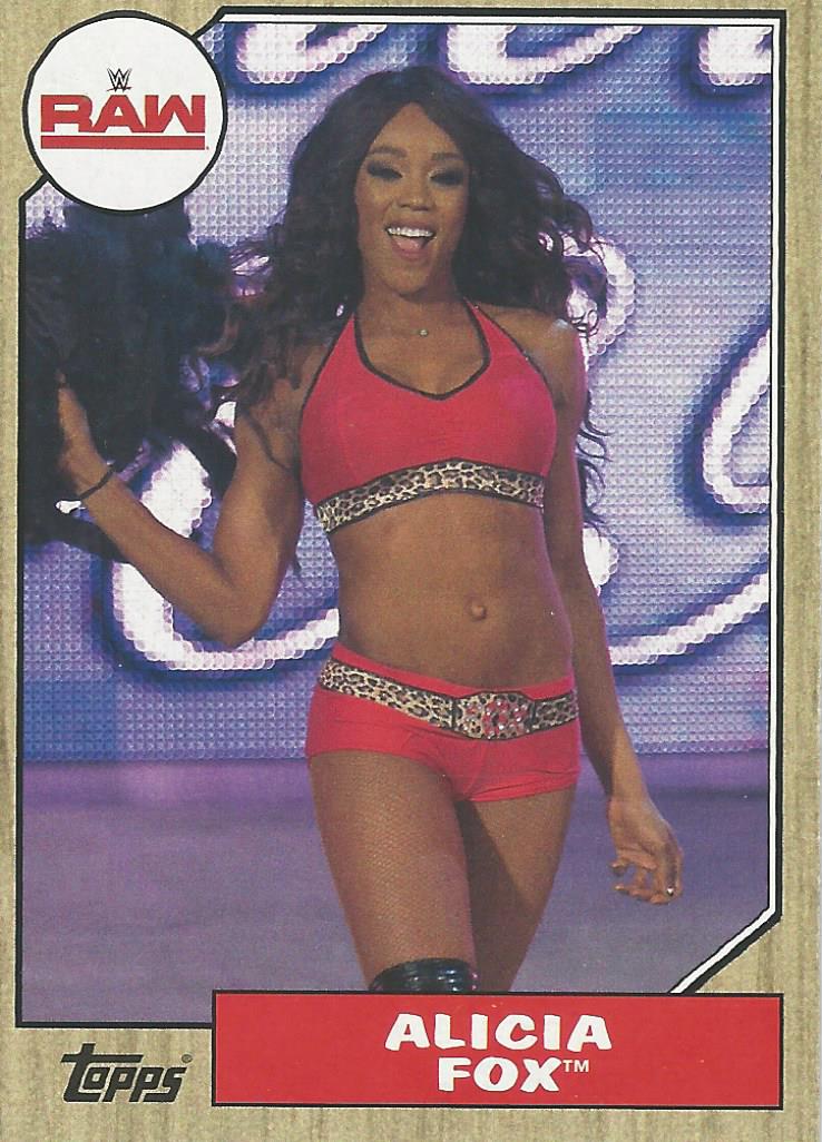 WWE Topps Heritage 2017 Alicia Fox #10
