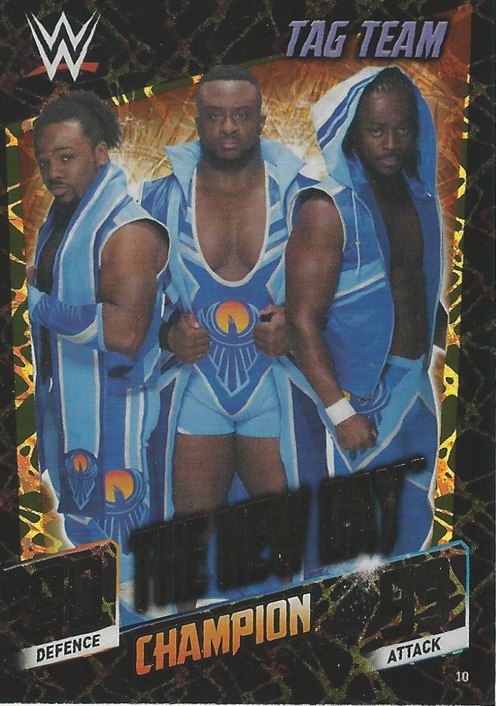 WWE Topps Slam Attax 2015 Then Now Forever New Day Champion #10