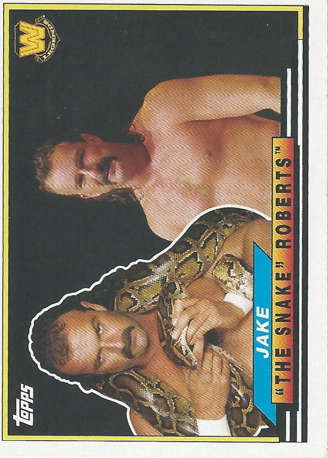WWE Topps Heritage 2018 Jake the Snake Roberts BL-23 trading card PW Catalog