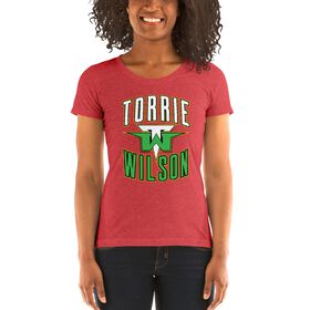 Torrie Wilson "Logo" Women's Tri-Blend T-shirt T-Shirt PW Catalog
