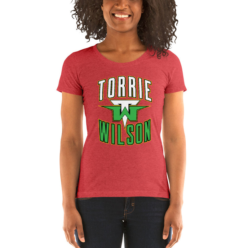Torrie Wilson "Logo" Women's Tri-Blend T-shirt T-Shirt PW Catalog