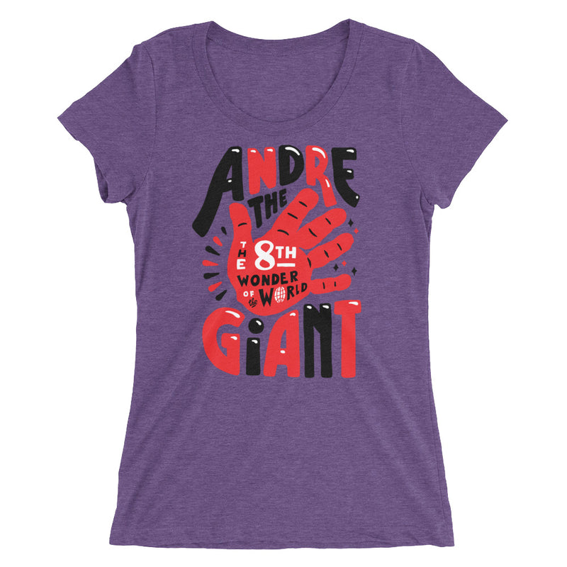 Andre the Giant "8th Wonder Illustrated" Women's Tri-Blend T-Shirt
