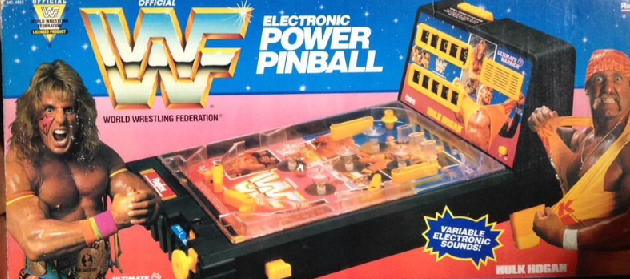 WWF Electronic Power Pinball Machine 1991 PWcatalog