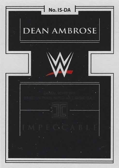 World Wrestling Entertainment – Dean Ambrose trading card PW Catalog