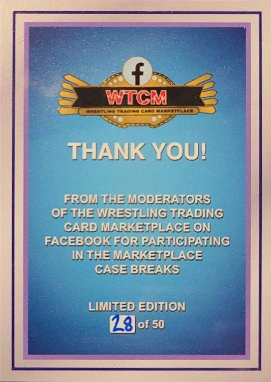 Sasha Banks trading card PW Catalog