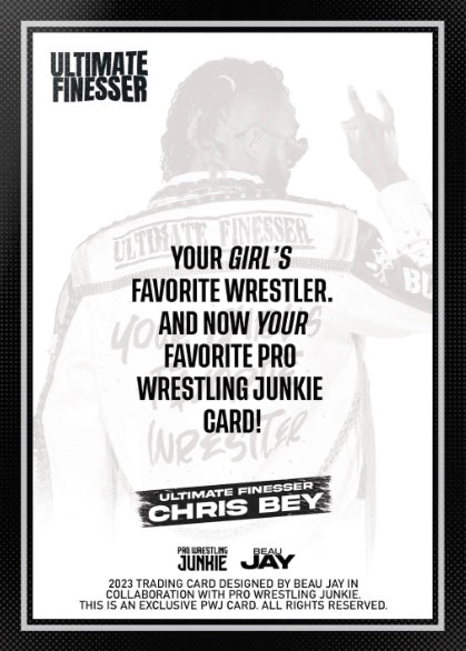 Ultimate Finesser Chris BEY trading card PW Catalog