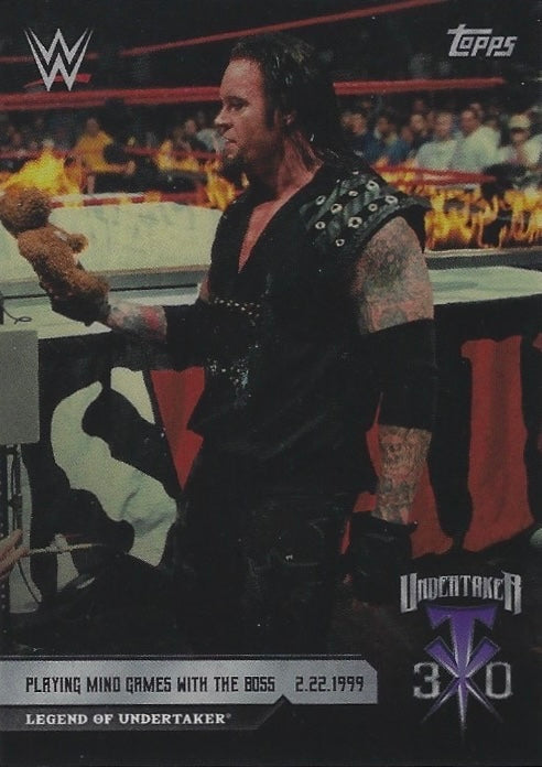 2.22.1999 – Playing Mind Games With the Boss trading card PW Catalog