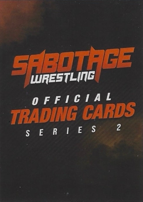Sabotage Wrestling Official Trading Cards Series 2 / Checklist trading card PW Catalog