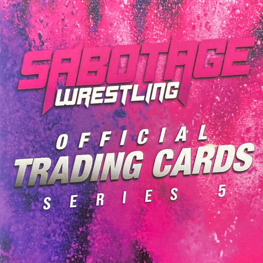 Sabotage Wrestling Official Trading Cards Series 5 / Checklist trading card PW Catalog