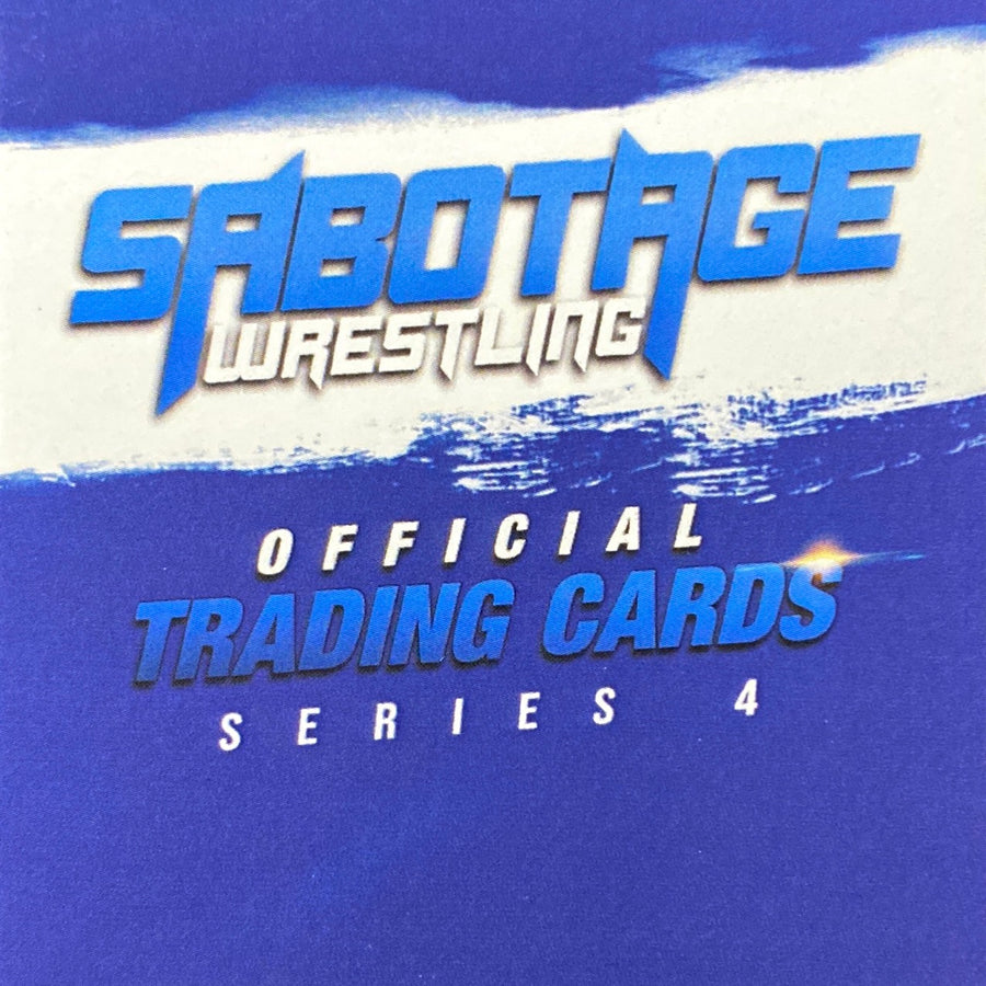 Sabotage Wrestling Official Trading Cards Series 4 / Checklist trading card PW Catalog