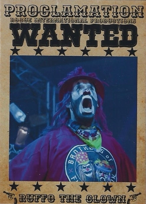 Ruffo the Clown trading card PW Catalog