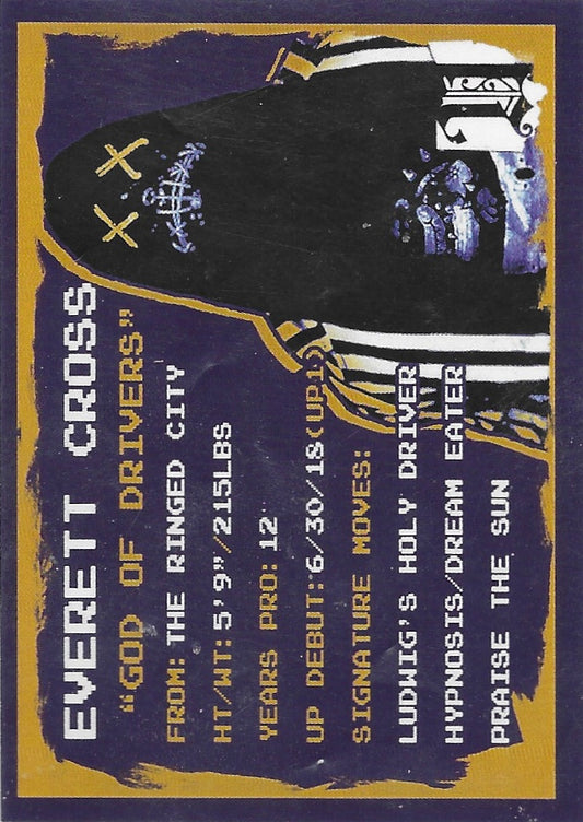 Everett Cross trading card PW Catalog