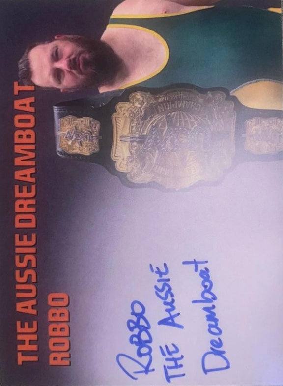 Robbo the Aussie Dreamboat trading card PW Catalog