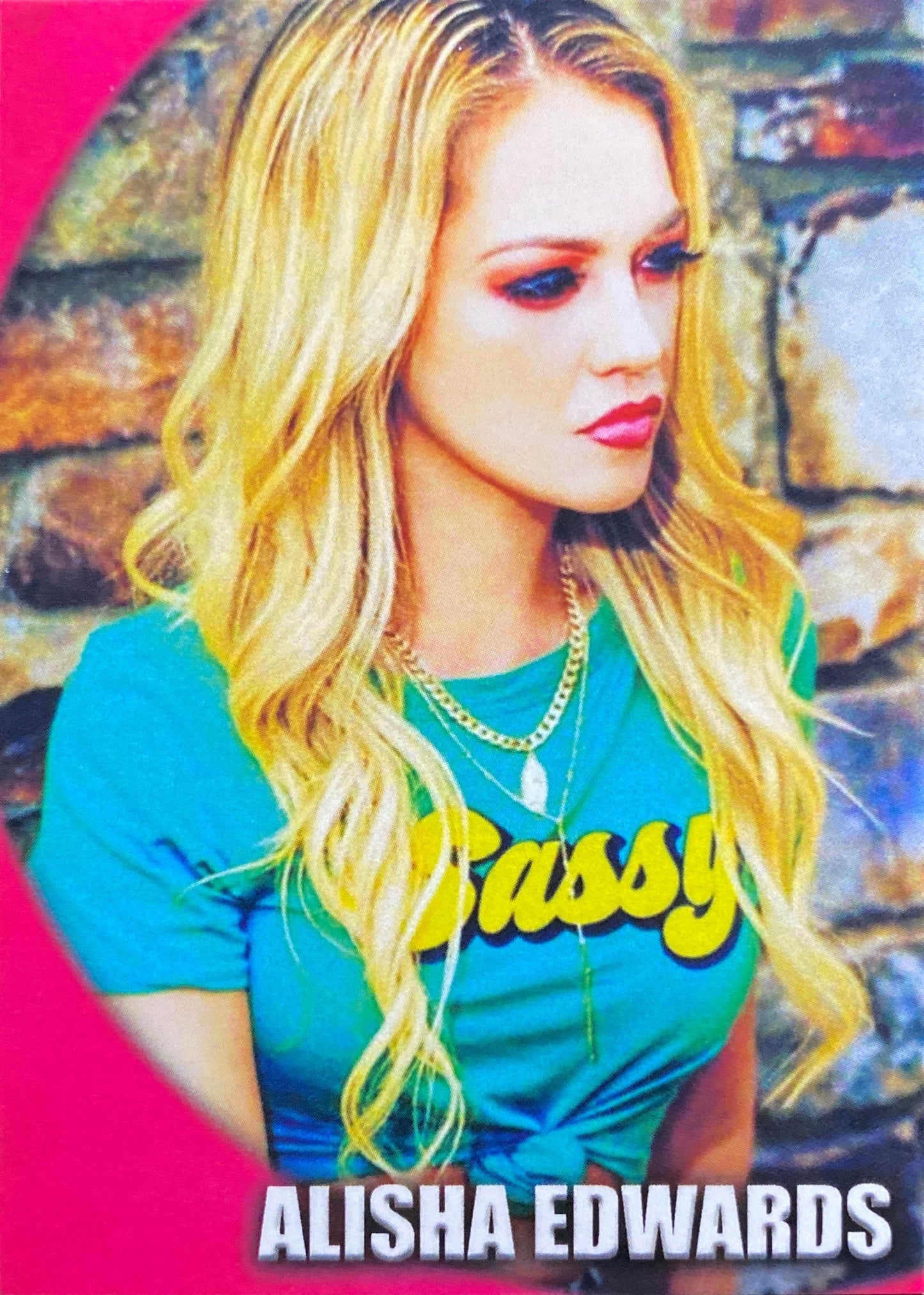 Alisha Edwards trading card PW Catalog