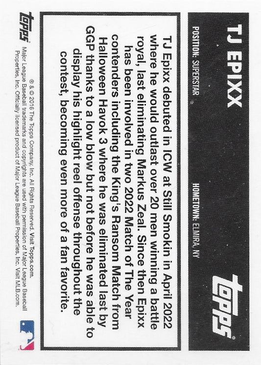 TJ Epixx trading card PW Catalog