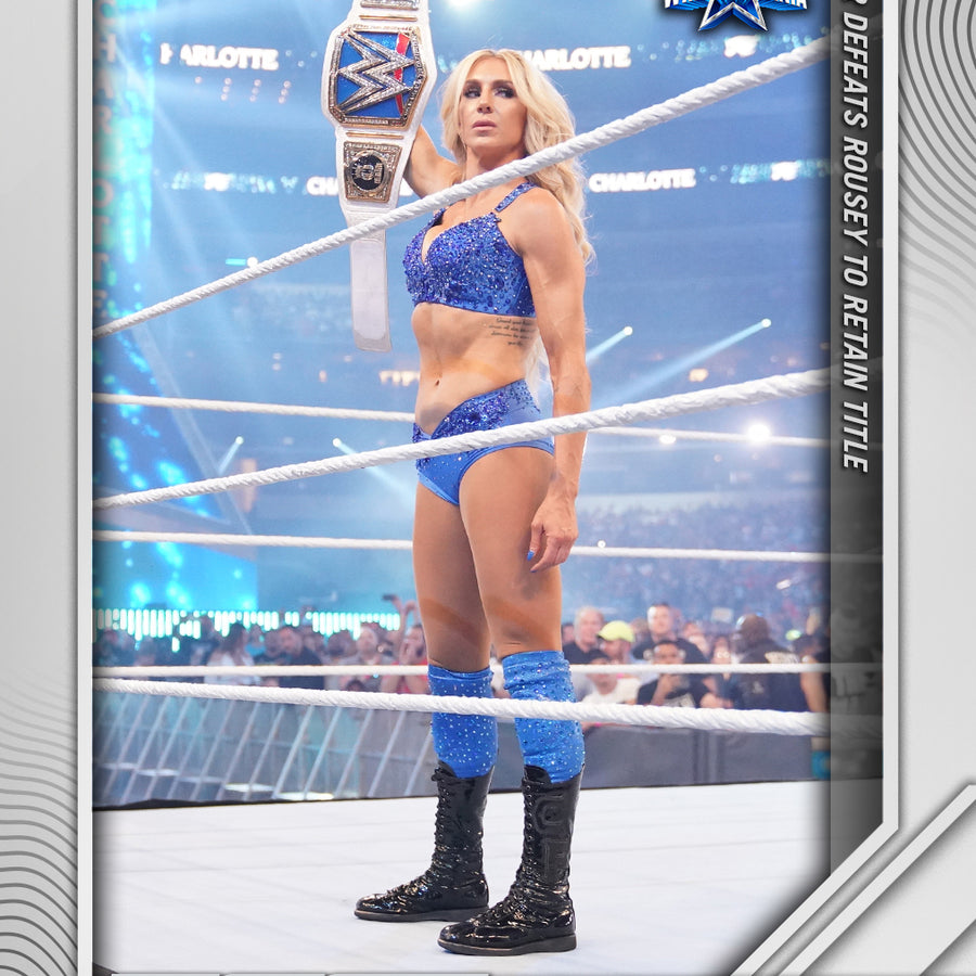Charlotte Flair – Flair Defeats Rousey to Retain Title