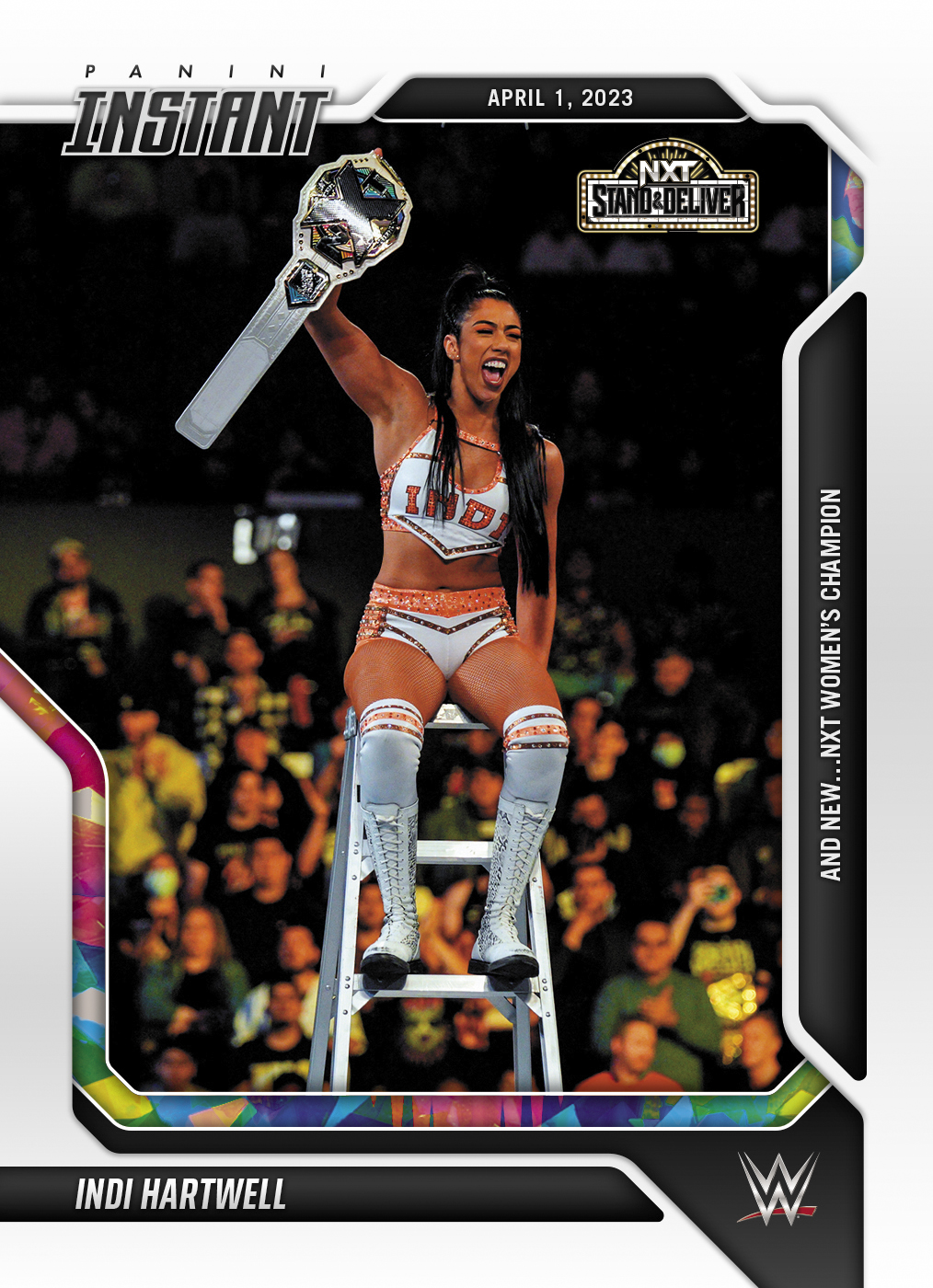 Indi Hartwell – and NEW… NXT Women’s Champion trading card PW Catalog
