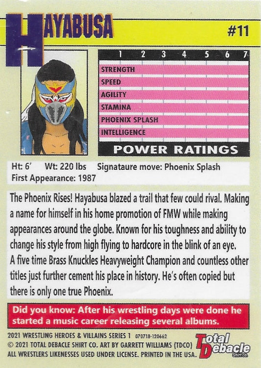 Hayabusa trading card PW Catalog