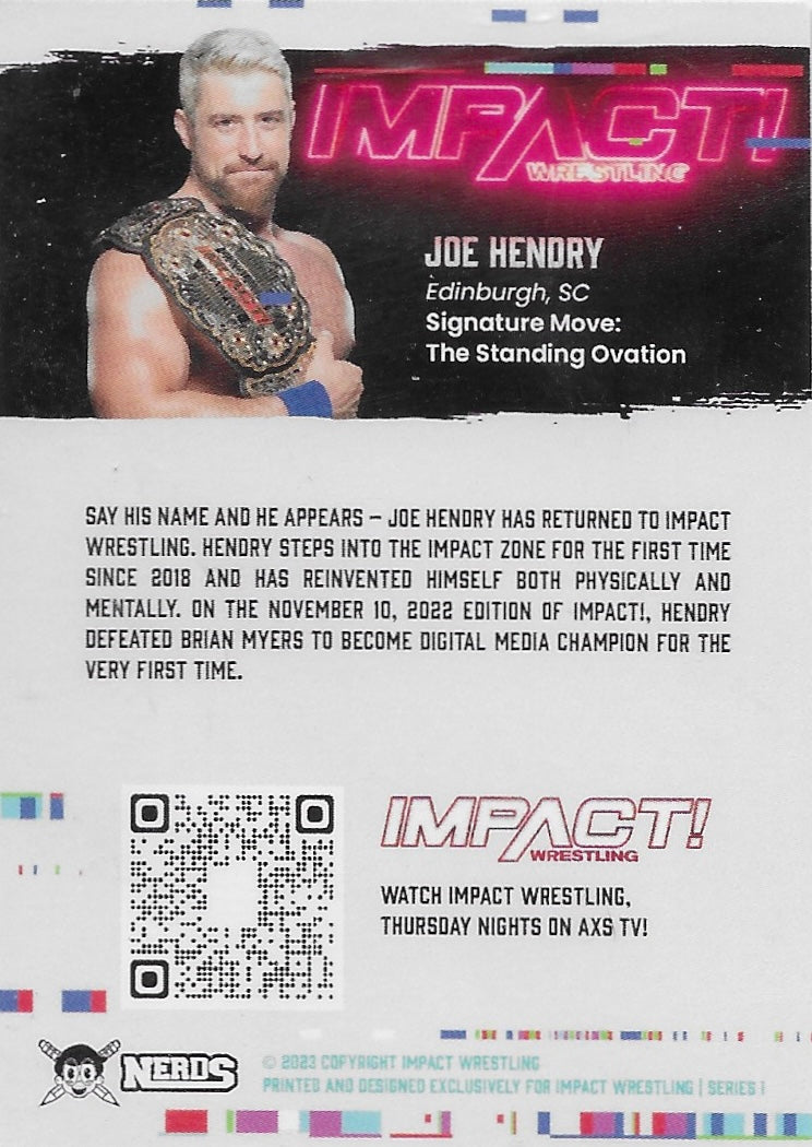 JOE Hendry – Digital Media Champion trading card PW Catalog