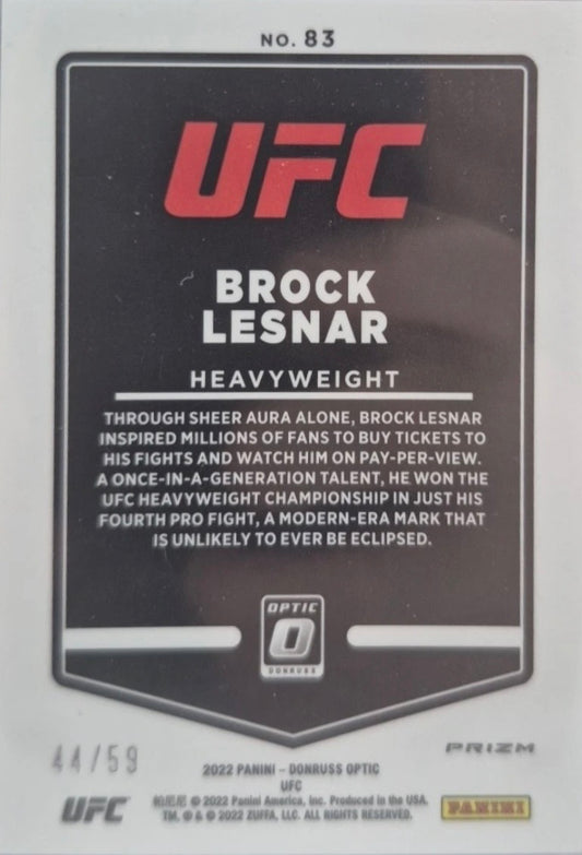 Brock Lesnar trading card PW Catalog