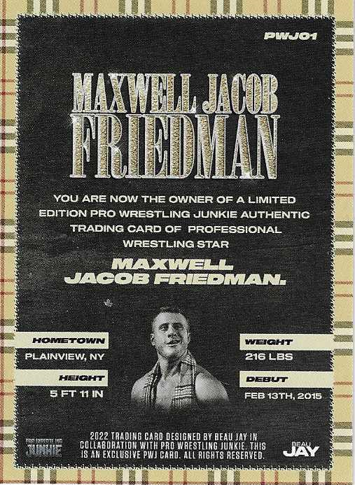 Maxwell Jacob Friedman