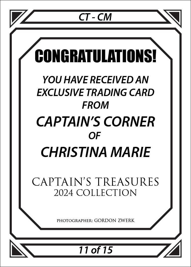 Christina Marie trading card PW Catalog