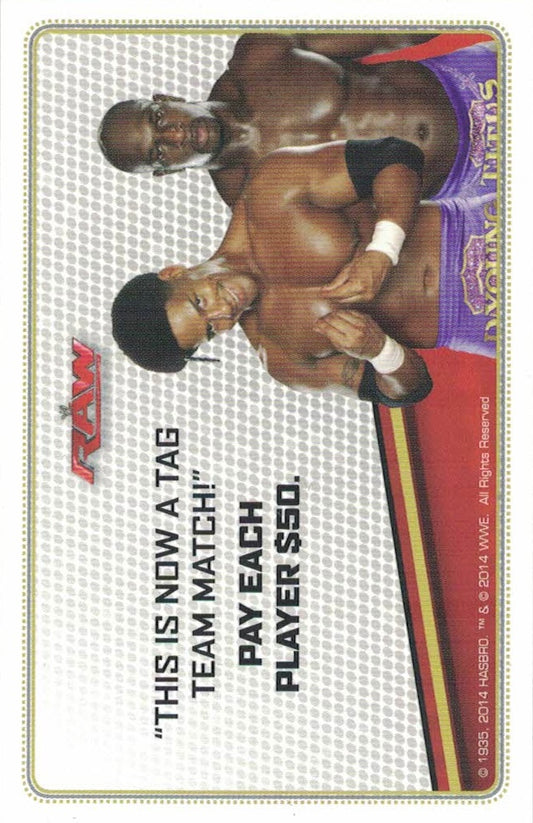 “This IS Now a TAG Team Match!” trading card PW Catalog