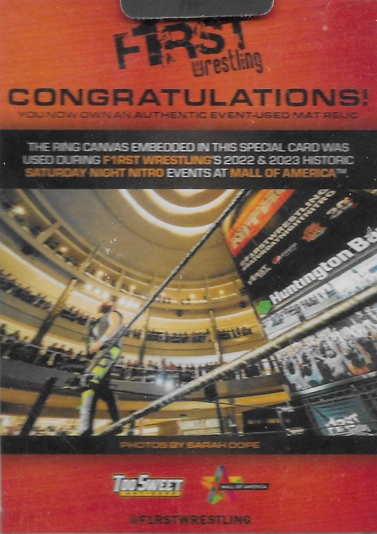 F1rst Wrestling Presents Saturday Night Nitro trading card PW Catalog
