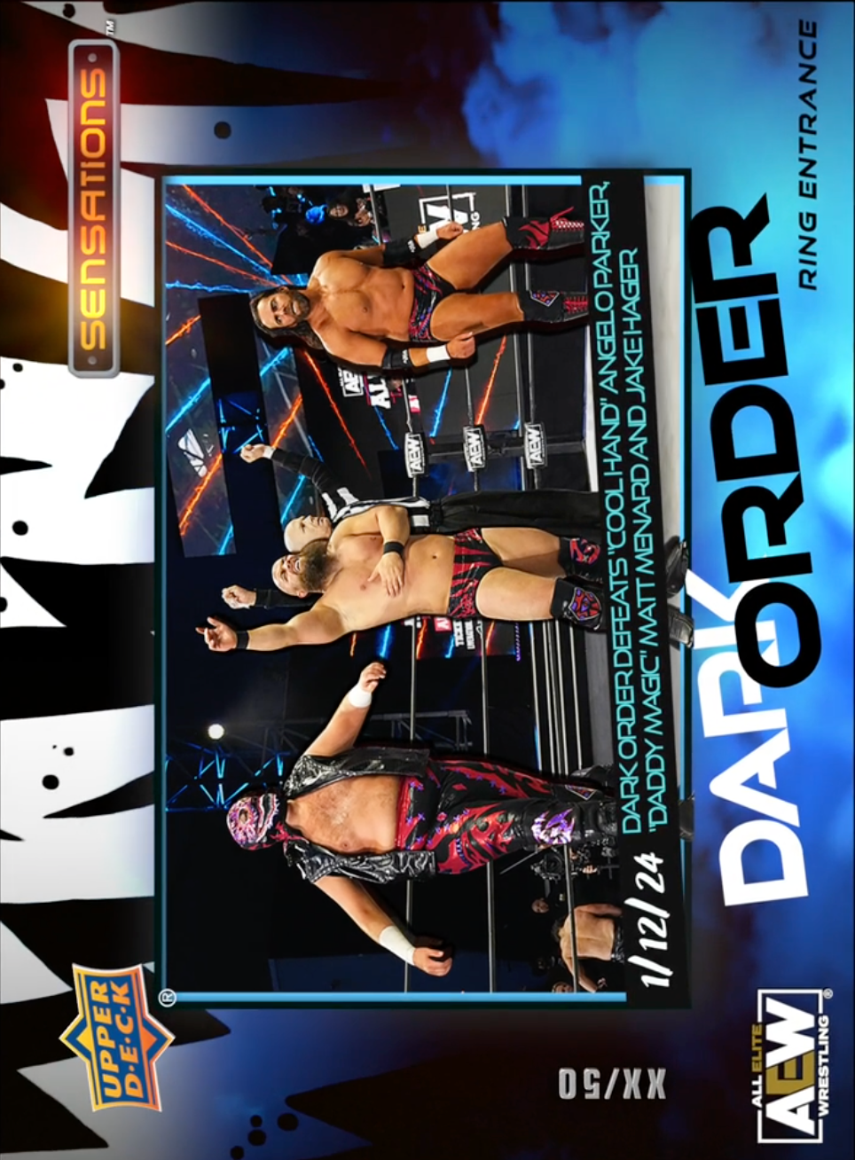 1/12/24 – Dark Order – Dark Order Defeats “Cool Hand” Angelo Parker, “Daddy Magic” Matt Menard, and Jake Hager