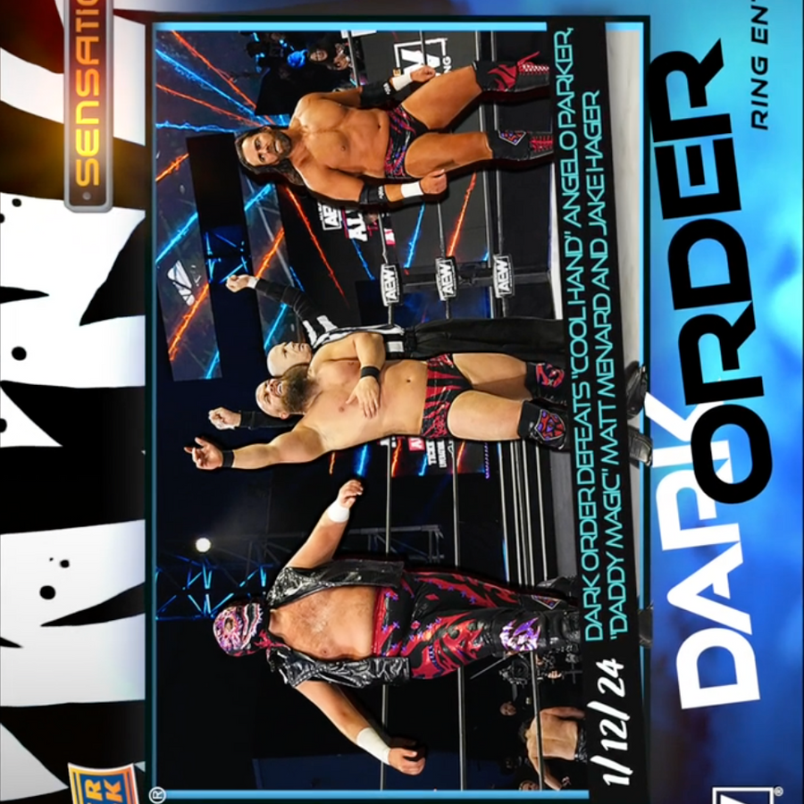 1/12/24 – Dark Order – Dark Order Defeats “Cool Hand” Angelo Parker, “Daddy Magic” Matt Menard, and Jake Hager