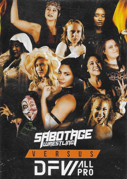 Sabotage vs. DFW All-Pro trading card PW Catalog