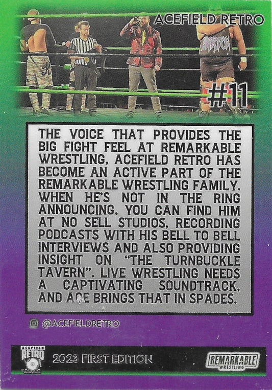 Acefield Retro trading card PW Catalog