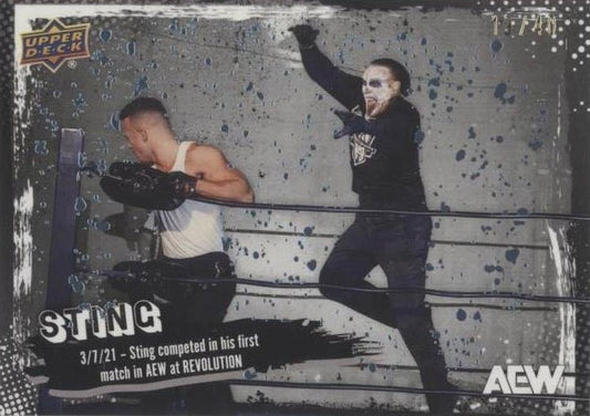 3/7/21 – Sting Competed in HIS First Match in AEW at Revolution