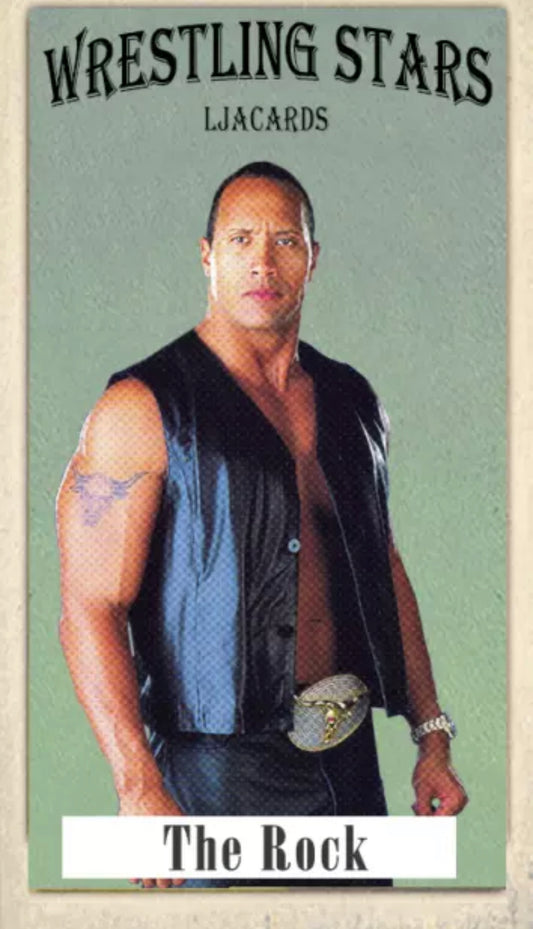 The Rock trading card PW Catalog
