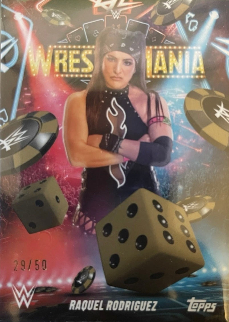 Raquel Rodriguez trading card PW Catalog