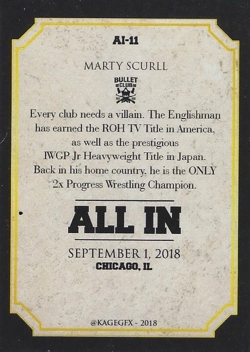 Marty Scurll “the Villain”