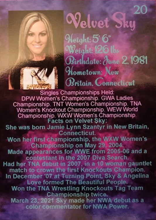 Velvet SKY trading card PW Catalog