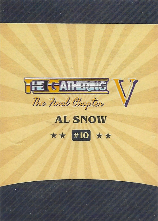 AL Snow trading card PW Catalog
