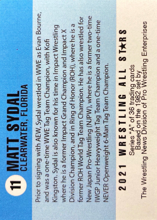 Matt Sydal trading card PW Catalog
