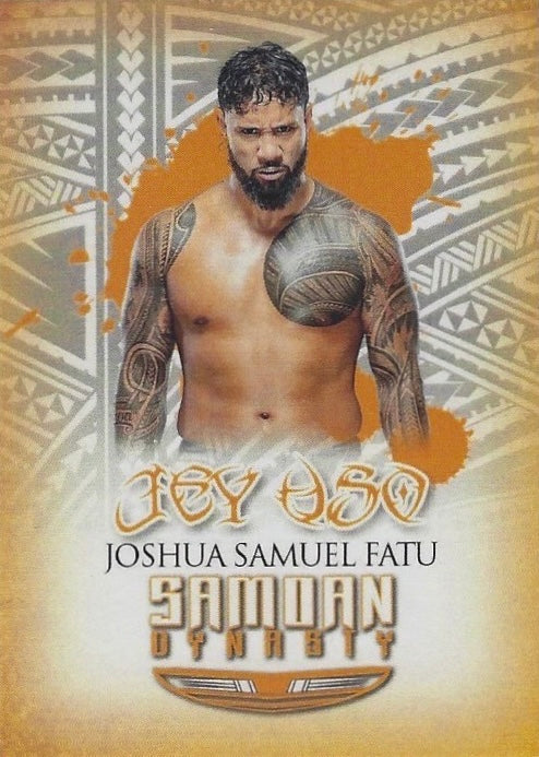 Joshua Samuel Fatu – JEY USO trading card PW Catalog