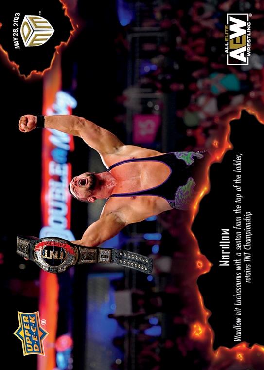 Wardlow – Wardlow Hit Luchasaurus With a Senton From the Top of the Ladder, Retains TNT Championship