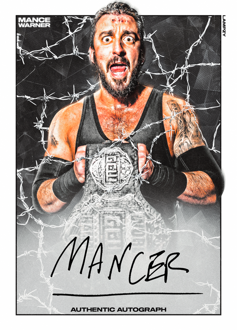 Mance Warner trading card PW Catalog