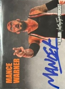 Mance Warner trading card PW Catalog