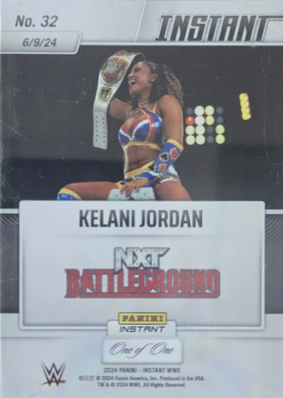 Kelani Jordan – Kelani Jordan Wins NXT Women’s North American Championship trading card PW Catalog