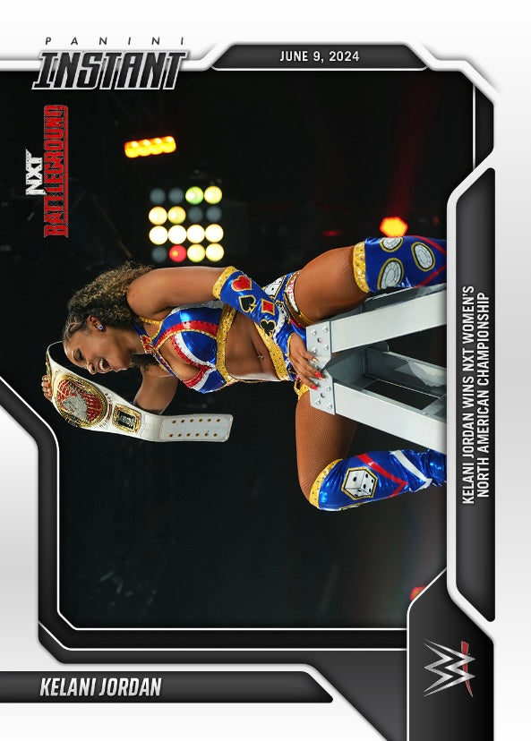 Kelani Jordan – Kelani Jordan Wins NXT Women’s North American Championship trading card PW Catalog
