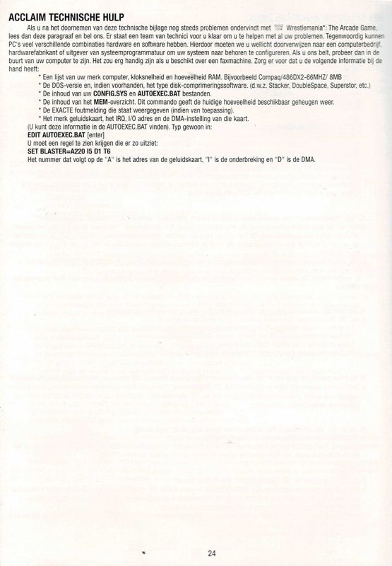 WWF WrestleMania The Arcade Game [DOS] PWcatalog