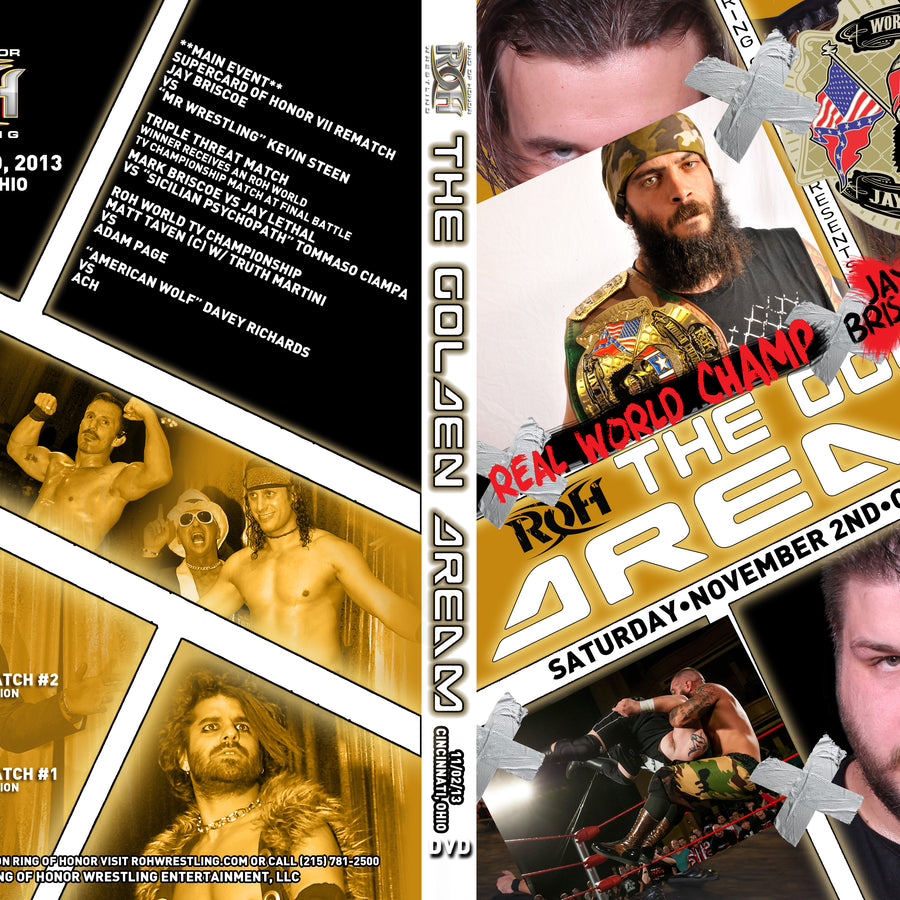 THE GOLDEN DREAM - 11/2/13 CINCINNATI, OH (DVD)