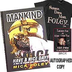 Mankind - Have A Nice Day AUTOGRAPHED Book Package