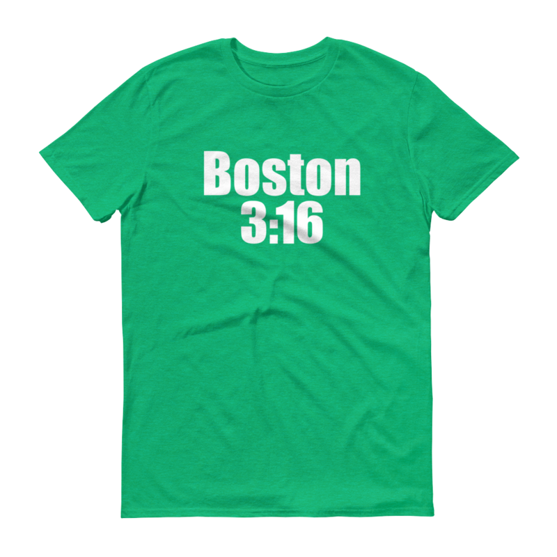 Stone Cold Steve Austin "Boston 3:16 (Green)" T-Shirt