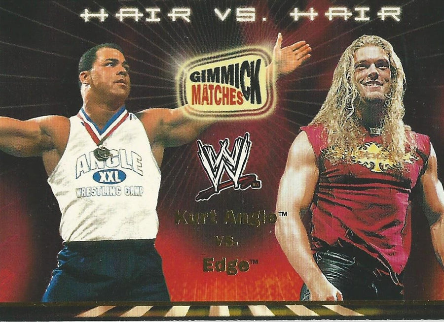 WWE Fleer Royal Rumble 2002 Kurt Angle vs. Edge GM10